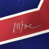 Autographed/Signed Mike Eruzione Blue Team USA Miracle On Ice 1980 Hockey Jersey JSA COA