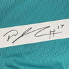 Framed Autographed/Signed DJ D.J. Chark 35x39 Jacksonville Teal Football Jersey Beckett BAS COA