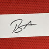 Autographed/Signed Brandon Aiyuk San Francisco Red Football Jersey JSA COA
