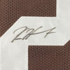 Framed Autographed/Signed Kareem Hunt 35x39 Cleveland Brown Football Jersey PSA/DNA COA