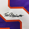 Framed Autographed/Signed Tee Higgins 35x39 Clemson Purple College Football Jersey JSA COA