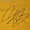Framed Autographed/Signed Dennis Rodman 35x39 Los Angeles LA Yellow Basketball Jersey JSA COA by Hall of Fame Sports Memorabilia