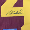Framed Autographed/Signed Sam Darnold 35x39 USC Southen Cal Maroon College Football Jersey JSA COA