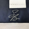 Autographed/Signed Saquon Barkley Penn State White College Football Jersey Beckett BAS COA