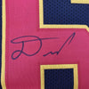 Framed Autographed/Signed Damien Williams 35x39 Kansas City Black Football Jersey JSA COA