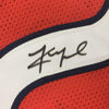 Framed Autographed/Signed Khalil Mack 35x39 Chicago Orange Football Jersey Beckett BAS COA