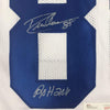 Framed Autographed/Signed Drew Pearson ROH 2011 35x39 Dallas White Football Jersey JSA COA