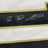 Framed Autographed/Signed Tre'Quan Smith 35x39 New Orleans White Football Jersey JSA COA
