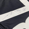 Framed Autographed/Signed Alejandro Villanueva 35x39 Pittsburgh Black Football Jersey PSA/DNA COA