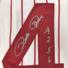 Framed Autographed/Signed Pete Rose 4256 35x39 Cincinnati Pinstripe Baseball Jersey JSA COA