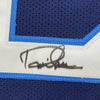 Framed Autographed/Signed Derrick Henry 35x39 Tennessee Dark Blue Football Jersey Beckett BAS COA