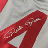 Autographed/Signed Pete Rose Cincinnati Grey Baseball Jersey JSA COA