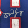 Framed Autographed/Signed Daniel Jones 35x39 New York Color Rush Football Jersey JSA COA