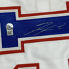 Autographed/Signed Ronald Acuna Jr. Atlanta White Retro Baseball Jersey Beckett BAS COA by Hall of Fame Sports Memorabilia