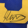 Framed Autographed/Signed Todd Gurley II 35x39 Los Angeles LA Retro Blue Football Jersey Beckett BAS COA
