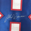 Framed Autographed/Signed Mark Bavaro 35x39 New York White Football Jersey PSA/DNA COA