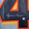 Framed Autographed/Signed Willie Mays 35x39 San Francisco Grey Baseball Jersey Say Hey Hologram COA