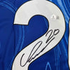 Framed Autographed/Signed Cole Palmer 35x39 Chelsea FC Blue Soccer Futbol Jersey Beckett BAS COA by Hall of Fame Sports Memorabilia