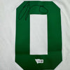 Framed Autographed/Signed Jayson Tatum 35x39 Boston Celtics White Basketball Jersey Fanatics COA