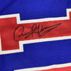 Framed Autographed/Signed Dennis Rodman 35x39 Detroit Blue Basketball Jersey PSA/DNA COA