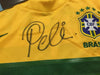 Autographed/Signed Pele Brazil Brasil Soccer Futbol World Cup Jersey JSA LOA COA