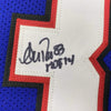 Framed Autographed/Signed Andre Reed HOF 14 35x39 Buffalo Blue Football Jersey JSA COA by Hall of Fame Sports Memorabilia