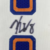 Framed Autographed/Signed Kemba Walker 35x39 New York Blue Basketball Jersey JSA COA