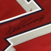 Framed Autographed/Signed Vladimir Vlad Guerrero 35x39 Los Angeles LA Anaheim Red Baseball Jersey JSA COA