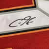 Framed Autographed/Signed Chris Godwin 35x39 Tampa Bay Red Football Jersey PSA/DNA COA