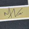 Framed Autographed/Signed Michael Thomas 35x39 New Orleans Black Football Jersey Beckett BAS COA