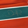 Framed Autographed/Signed Devante Parker 35x39 Miami Orange Football Jersey JSA COA