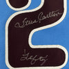 Autographed/Signed Steve Carlton Lefty Philadelphia Retro Blue Baseball Jersey JSA COA
