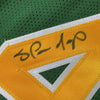 Autographed/Signed Shawn Kemp Seattle Green Basketball Jersey JSA COA