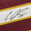 Framed Autographed/Signed Curtis Samuel 35x39 Washington Burgundy Football Jersey JSA COA