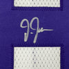 Autographed/Signed Justin Jefferson Minnesota White Football Jersey JSA COA