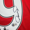 Framed Autographed/Signed Fernando Torres 35x39 Liverpool Red Soccer Jersey Beckett BAS COA by Hall of Fame Sports Memorabilia