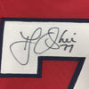 Autographed/Signed TJ T.J. Oshie Washington Custom Red Hockey Jersey Beckett BAS COA