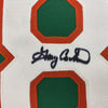 Autographed/Signed Gary Carter New York Green Stat Baseball Jersey JSA COA