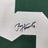 Autographed/Signed Paul Hornung Green Bay Green Stat Football Jersey JSA COA