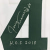 Autographed/Signed Jerry Kramer HOF 2018 Green Bay White Football Jersey JSA COA