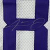 Autographed/Signed Odell Beckham Jr. & Jarvis Landry LSU White College Football Jersey JSA COA
