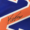 Framed Autographed/Signed Kevin Knox 35x39 New York Blue Basketball Jersey JSA COA