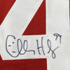 Framed Autographed/Signed Charles Haley 35x39 San Francisco Red Football Jersey JSA COA