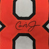 Framed Autographed/Signed Cal Ripken Jr. 35x39 Baltimore Grey Baseball Jersey JSA COA