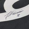 Autographed/Signed James Harrison Pittsburgh Black Football Jersey Beckett BAS COA