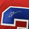 Autographed/Signed Allen Iverson Syracuse Nationals Nats Red Basketball Jersey PSA/DNA COA
