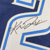 Framed Autographed/Signed Kris Jenkins 35x39 Villanova Blue College Basketball Jersey JSA COA