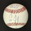 Autographed/Signed Aaron Judge 2013 1st Rd Pick  Inscribed Rawlings Official Major League Baseball ROML JSA COA/LOA Auto