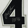 Autographed/Signed George Gervin HOF 96 San Antonio White Basketball Jersey JSA COA by Hall of Fame Sports Memorabilia