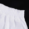 Women's Ruffled Linen-Blend Cropped Blouse & Shorts Set by FitiqueFit
